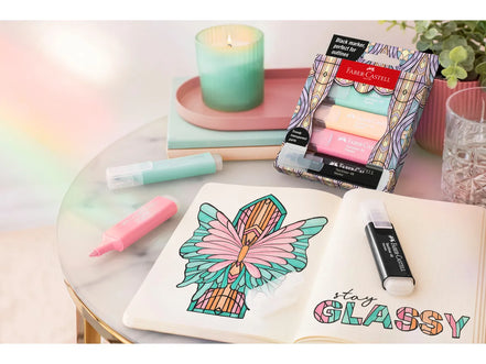 Set da 4 evidenziatori pastell - Faber Castell