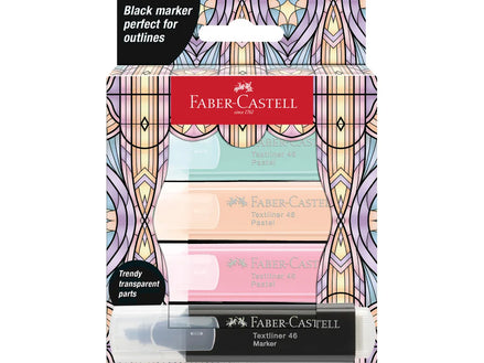 Set da 4 evidenziatori pastell - Faber Castell
