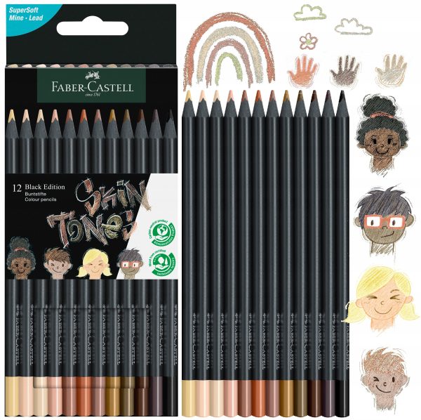 Matite black edition skin tones - Faber-Castell