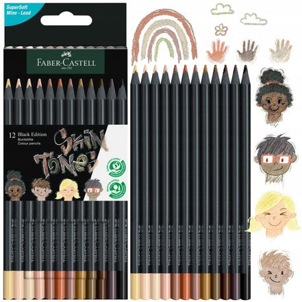 Matite black edition skin tones - Faber-Castell