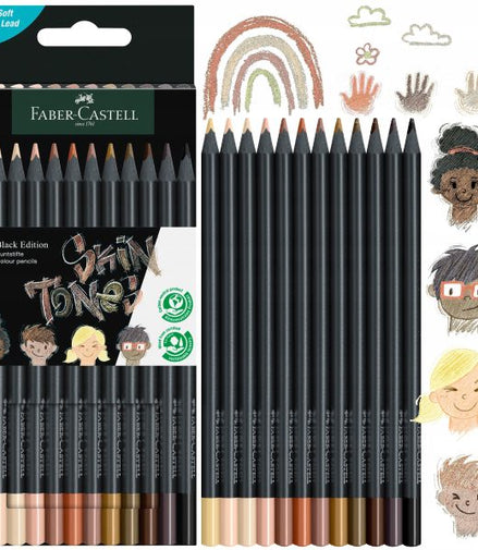 Matite black edition skin tones - Faber-Castell
