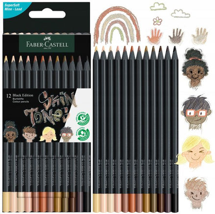 Matite black edition skin tones - Faber-Castell