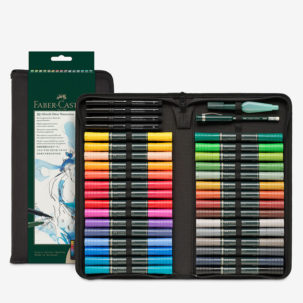 Astuccio maxi da 30 marker acquerellabili - Faber-Castell