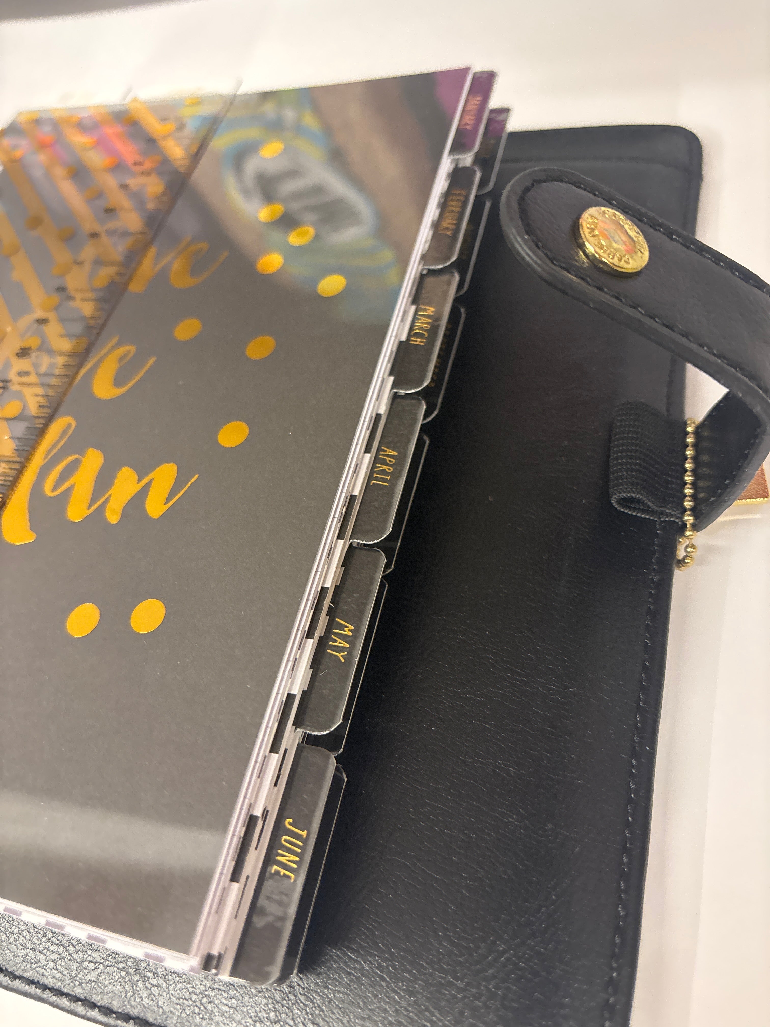 Planner con anelli A5 a scacchi