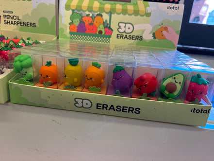 Gomma 3D Frutta e Verdura Itotal