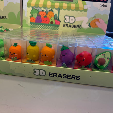 Gomma 3D Frutta e Verdura Itotal