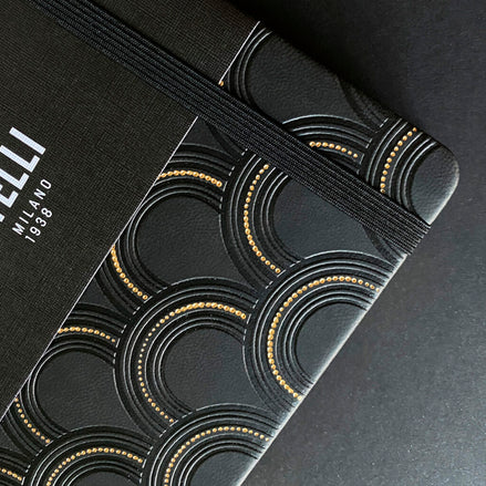 Taccuino B6 Gold Art Deco - Castelli