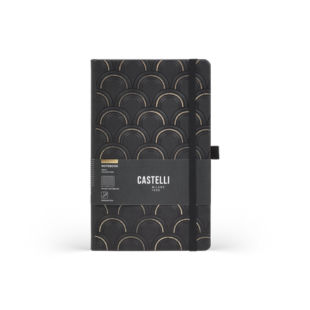 Taccuino B6 Gold Art Deco - Castelli