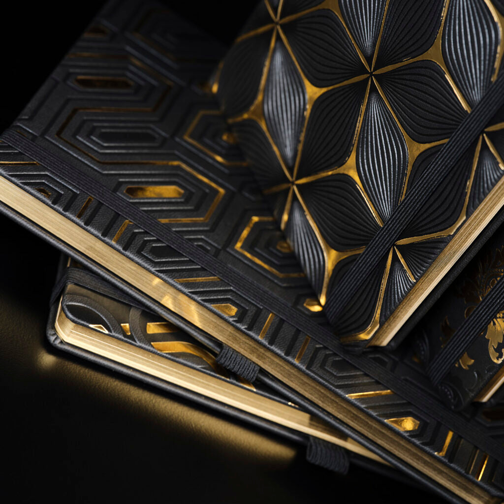 Taccuino B6 Gold Art Deco - Castelli