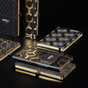 Taccuino A6 Gold Claps - Castelli
