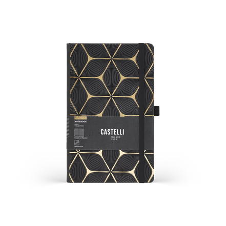 Taccuino A5 Gold Flower - castelli