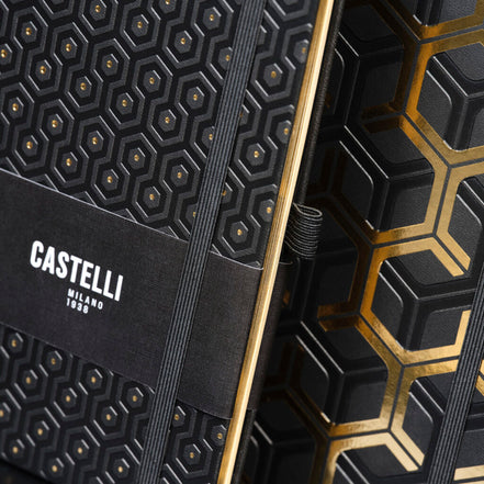 Agenda Settimanale Verticale 2027 Gold Honey Comb - Castelli