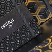 Agenda Settimanale Verticale 2027 Gold Honey Comb - Castelli