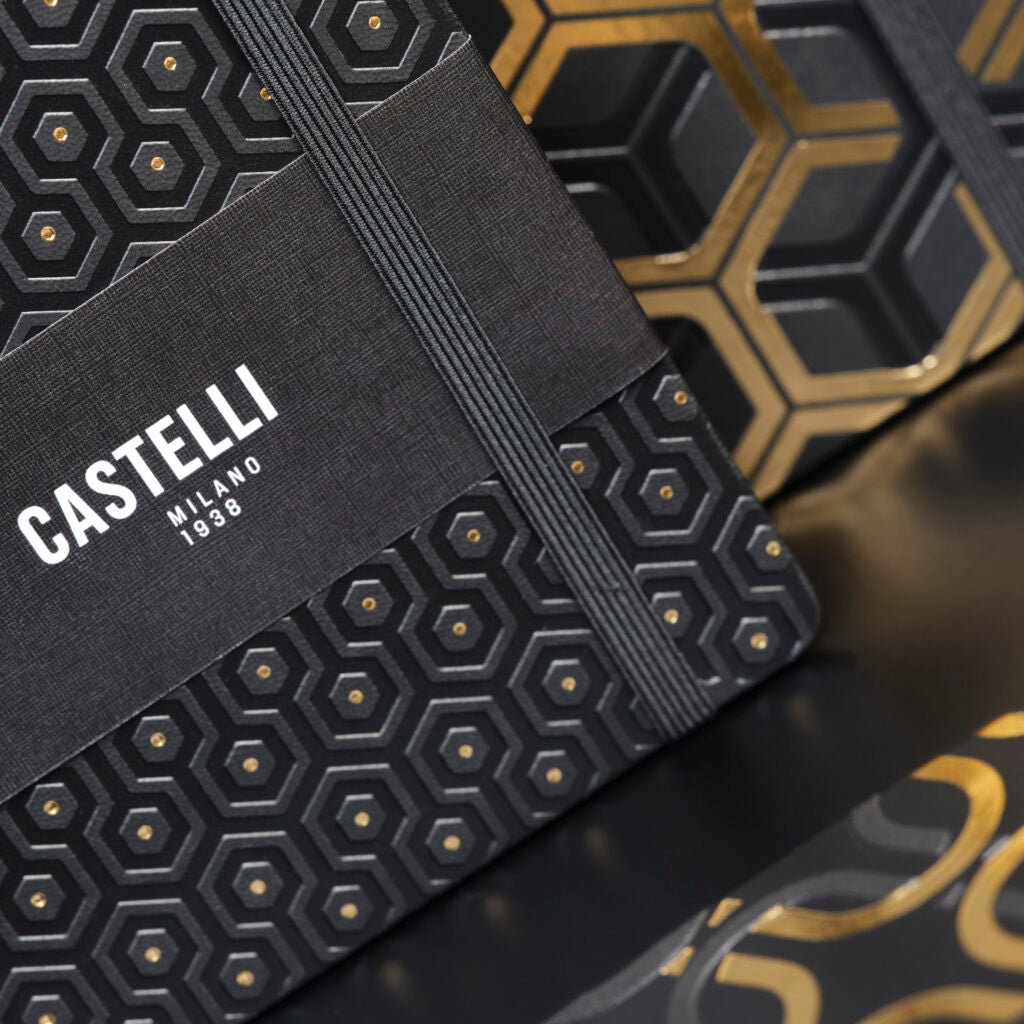 Agenda Settimanale Verticale 2027 Gold Honey Comb - Castelli