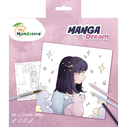 Album da colorare Manga Dream - Colora e divertiti
