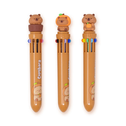 Penna multicolore tema Capibara - Incanta