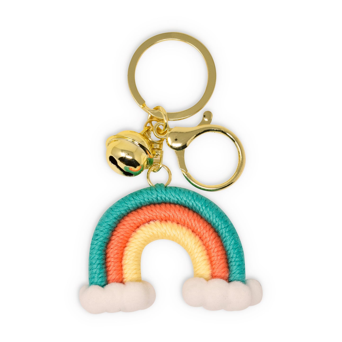 Porta chiavi arcobaleno con sonaglio Incanta