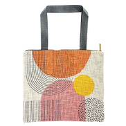 Shopper in Cotone Artebene – Motivo Geometrico Moderno e Spaziosa