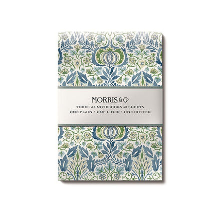 Set di 3 quaderni A6 Morris&Co - Compatti, versatili e sempre con te