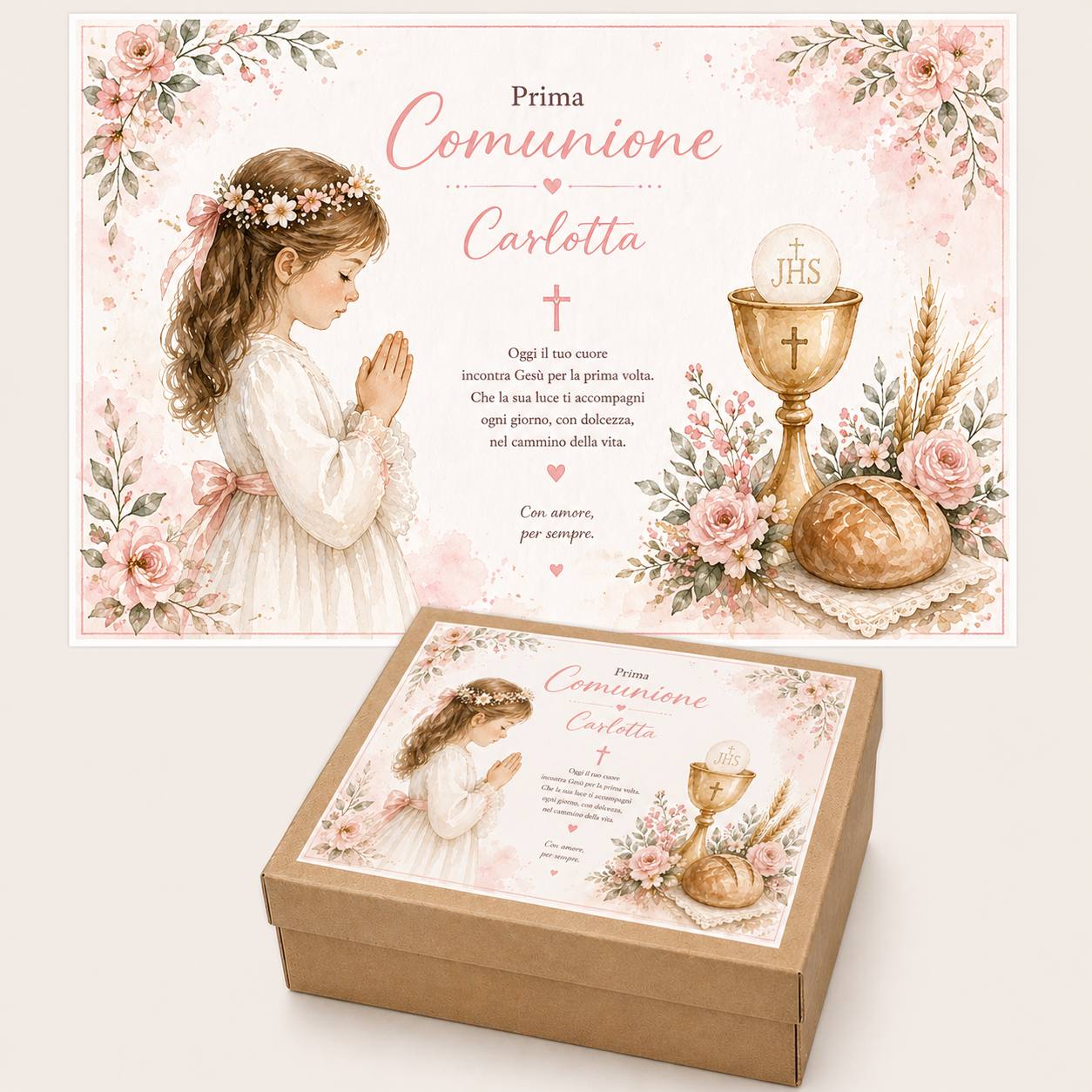 Box Comunione Personalizzata – Un Ricordo che Dura per Sempre