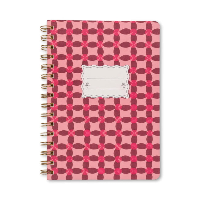 Taccuino A5 con Spirale Rosa - Designworks Ink