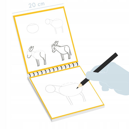 Graffy Learn Fattoria Avenue Mandarine - Impara a disegnare gli animali della fattoria