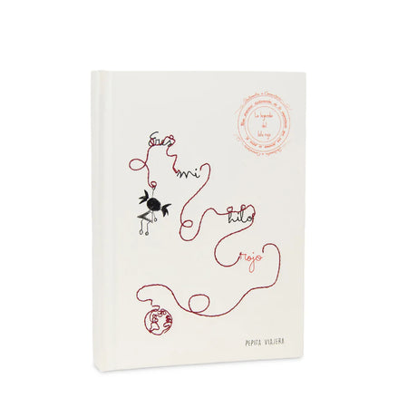Quaderno Ricamato Deluxe Filo Rosso Pepita Viajera - Legami Destinati