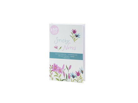 Sticky note book con post-it di diversi formati in un unico blocco
