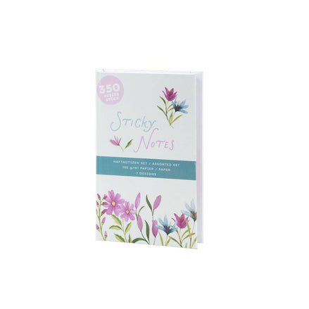 Sticky note book con post-it di diversi formati in un unico blocco
