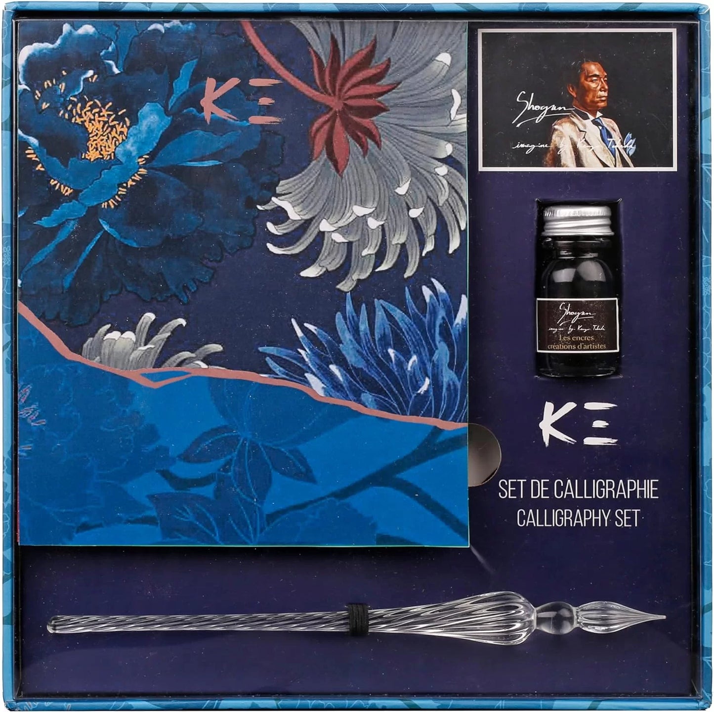 Set calligraphy con penna in vetro Claire-Fontaine by Kenzo