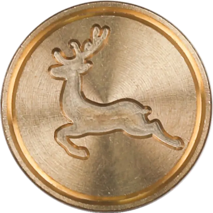 Sigillo per ceralacca con disegno Renna