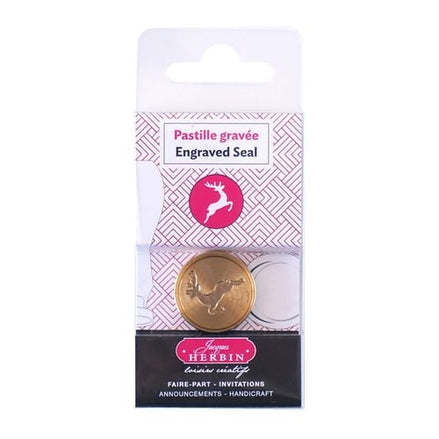 Sigillo per ceralacca con disegno Renna