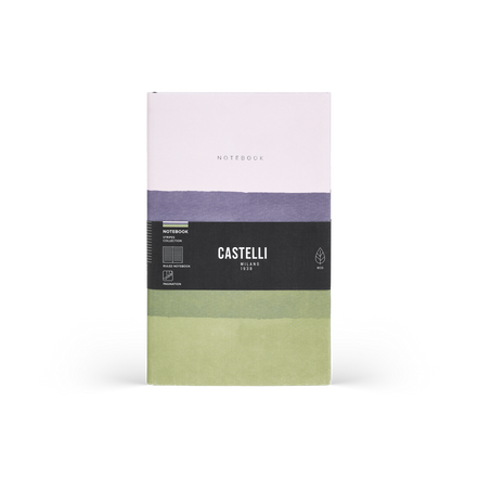 Taccuino A5 Stripes Mauve - Castelli