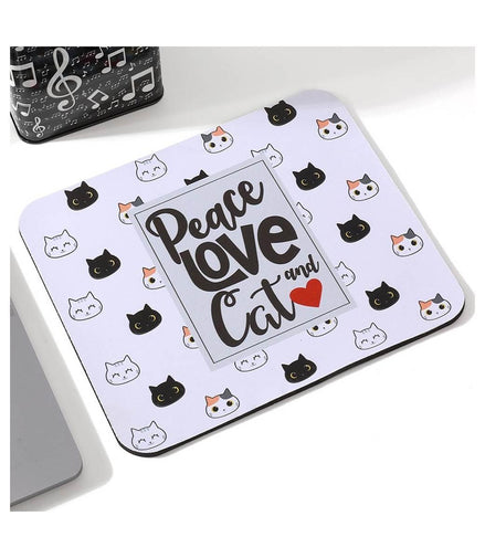 Mouse pad con fantasia gatto