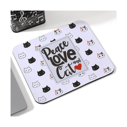 Mouse pad con fantasia gatto