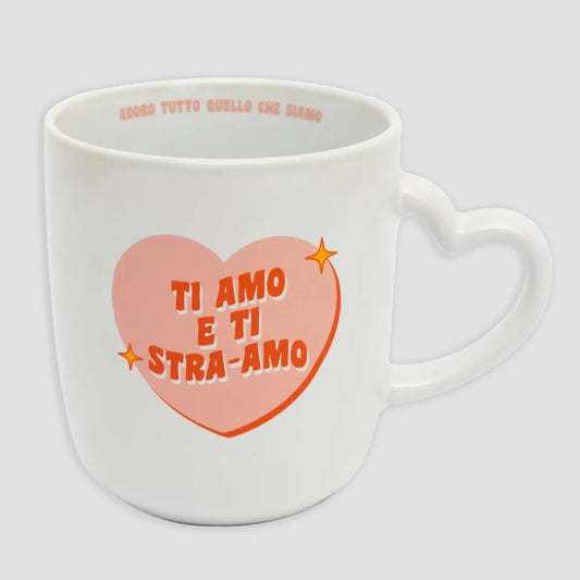 Tazza "Ti amo e ti stra-amo" Mr.Wonderful