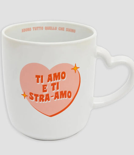 Tazza "Ti amo e ti stra-amo" Mr.Wonderful
