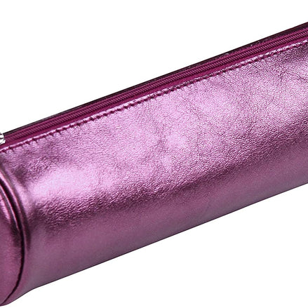 Tombolino in vera pelle metallizzata Claire Fontaine