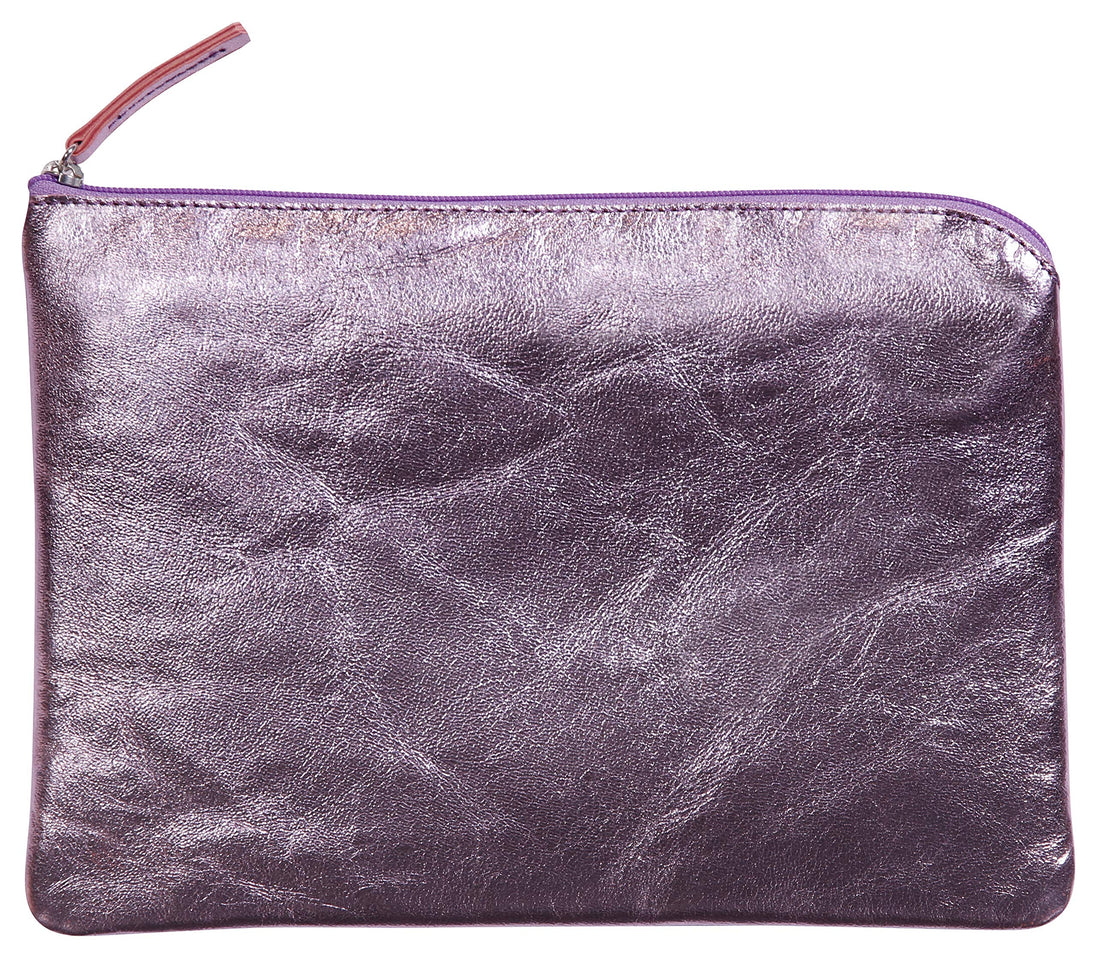 Trousse Bustina in pelle Claire Fontaine
