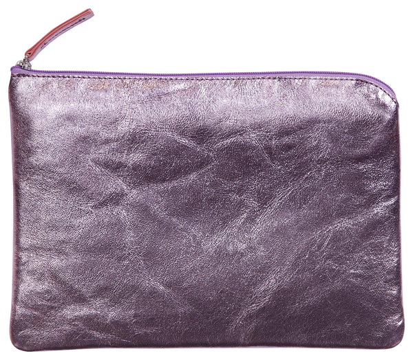 Trousse Bustina in pelle Claire Fontaine