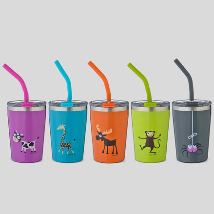 Bicchiere termico con cannuccia per bambini Carl Oscar