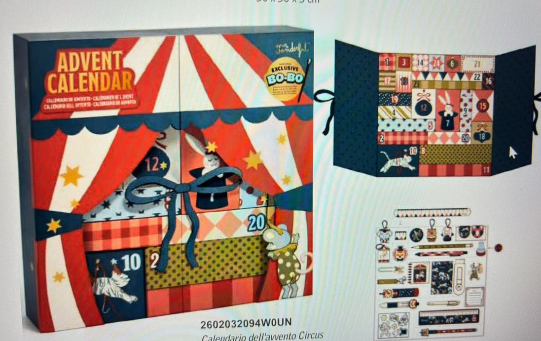 Calendario Avvento Circus Mr Wonderful 2026