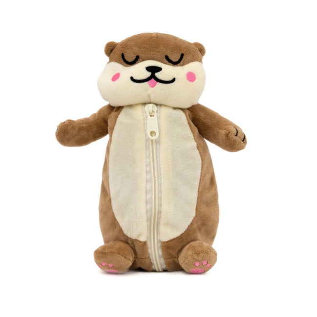 Astuccio in Peluche a Forma di Lontra – Morbido, Tenero e Custode delle Tue Penne