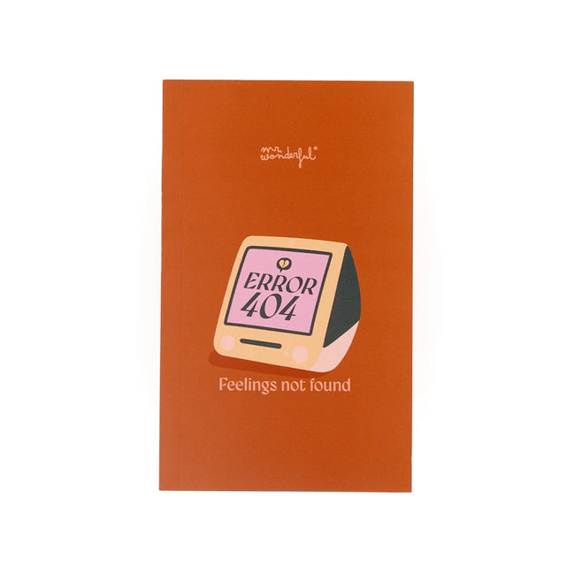 Blocco Note Mr Wonderful Error 404 – Idee Sempre Accese, Ovunque Tu Sia