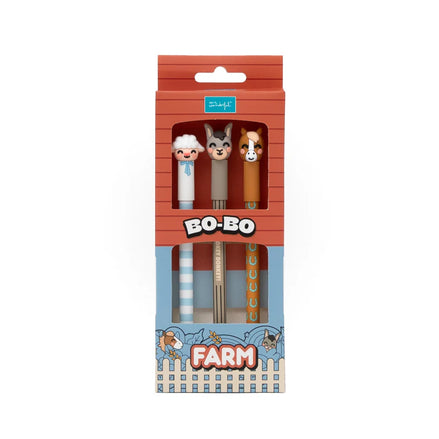 Set 3 penne cancellabili Fattoria - Mr Wonderful