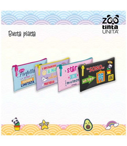 Busta piatta - Tinta Unita Zoo