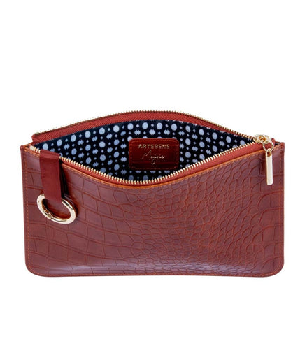 Cosmetic bag in ecopelle vegana Majoie Artebene