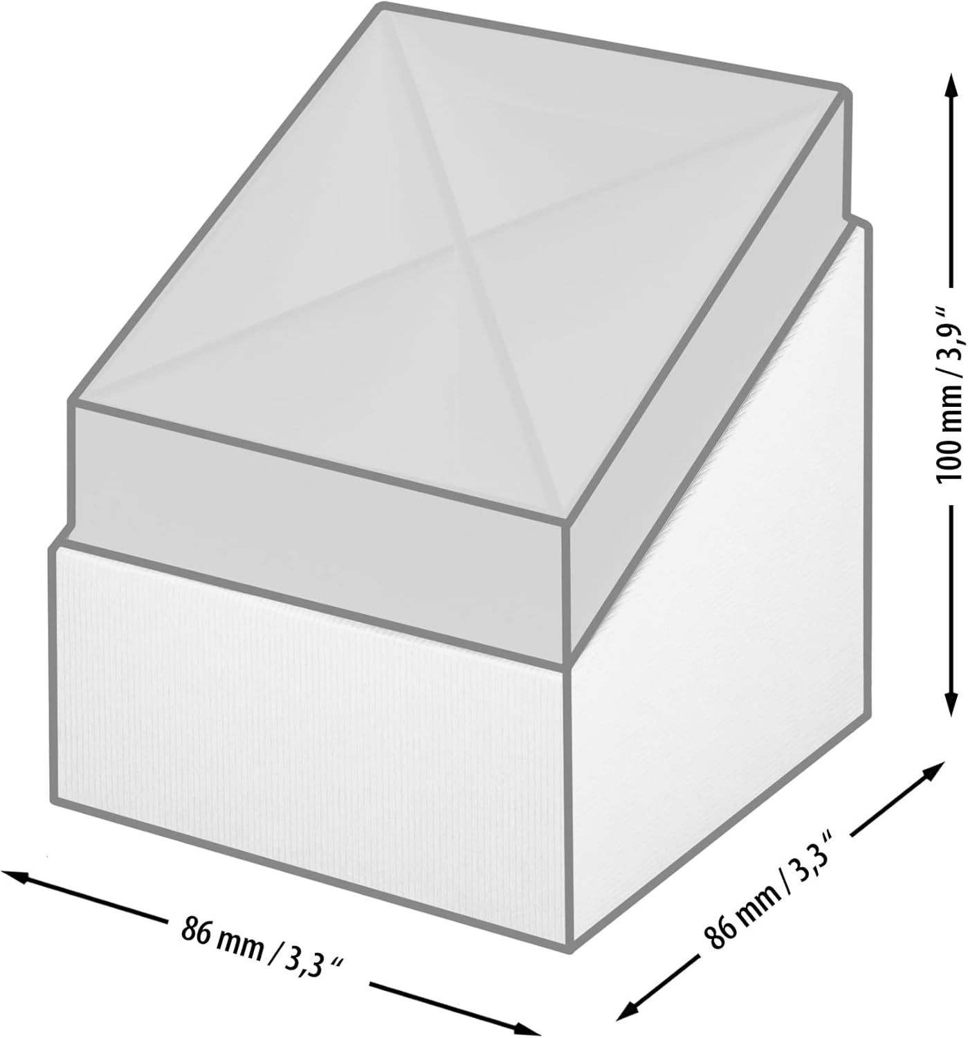 Cubo porta penne rosa S.O.H.O - Rossler