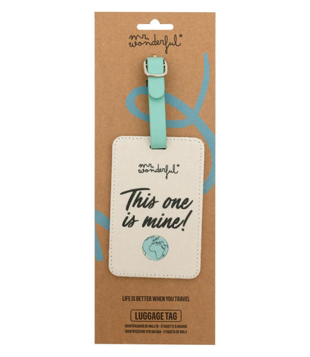 Targhetta per valigia - Mr Wonderful