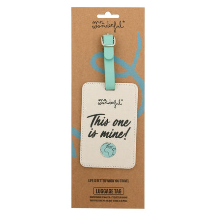 Targhetta per valigia - Mr Wonderful